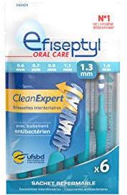 EFISEPTYL - 6 spazzole Clean Expert, 1,3 mm