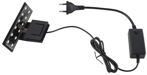 Aquarium LED Lampe, Clip-on Aquarium Lampe LED Aquarium Beleuchtung, Maximale Installationsglasstärke: 5mm