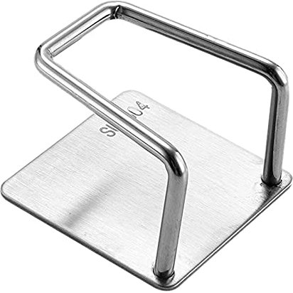 JUN-STORE Soporte de esponjas de Acero Inoxidable, Rejilla de Drenaje de Secado Autoadhesivo Lavadora de Gadgets de Almacenamiento de Cocina SENMIAO-TH (Color : 1Pc Silver)