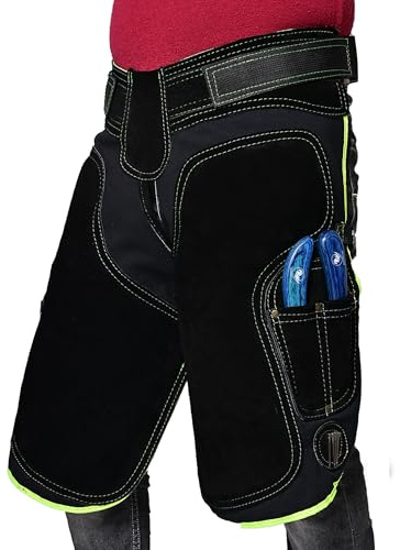 EQUESTRIAN STORE 59cm -23Farrier Apron,Blacksmith Full Leather Farrier Aprons, Genuine Suede Farrier Tool Apron, Trimmer Chaps Hoof Care, Professional Farrier Men & Women Adjustable Apron