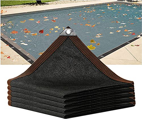 Teichnetz,laubnetz Teich,vogelschutznetz,Pool Abdeckplane Rechteckig,Poolüberdachung Aus Polypropylen, Winterabdeckplane Pool,Vogelnetz Engmaschig,Gartennetz,sonnenschutz Netz ( Size : 4x8m/13x26FT )
