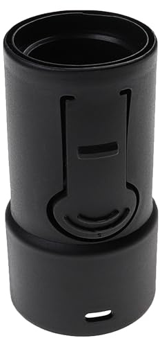 vhbw Slangadapter kompatibel med Siemens Synchropower Parquet, Technopower dammsugare, dammsugarslang – anslutningsadapter, svart