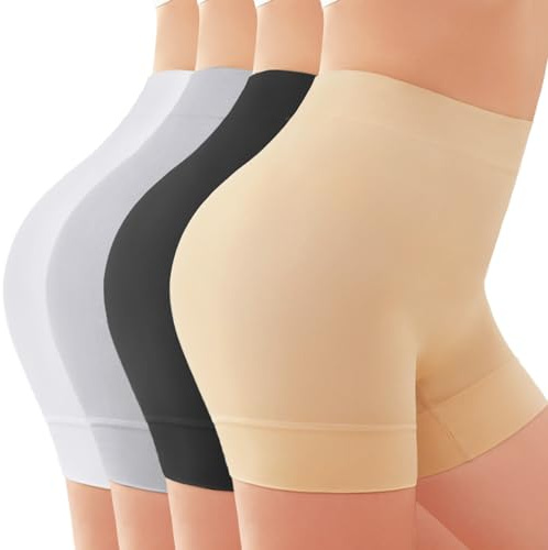 YADIFEN Shorty Anti Frottement Cuisse Femme Short Cycliste Femme sous Robe | Shorty Femme Invisible,Short Beige Femme, Sous Jupe,Panty Anti Frottement,Yoga Sport
