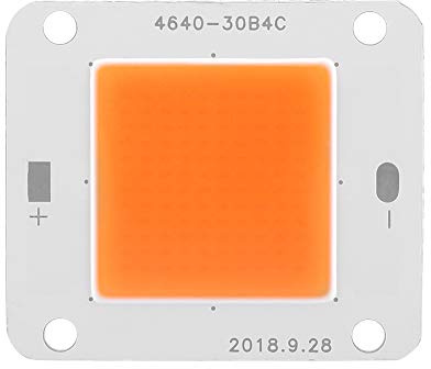 Komplett spektrum COB LED chip växtodling för planttillväxt och fruktmognad, 50 W DC12 V