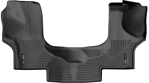 Husky Liners Weatherbeater Floor Mats | Fits 2015-2024 Chevrolet Express Van & GMC Savana Van 1500/2500 / 3500 | Front Row, 1-pc Black - 18741