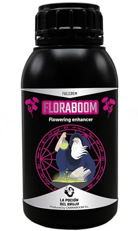 FLORABOOM FULLCREM - Cannaboom (500ml) | NPK 18% - 9% | Fósforo + Potasio | Floración Intensa | Cosechas Abundantes y Aromáticas