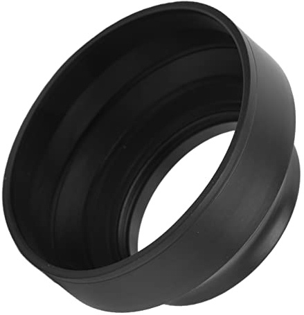 Universal Collapsible Lens Hood, 3 In1 Camera Lens Hood with 3 Adjustable States, Lens Hood Shade for SLR Camera