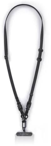 project-cb Cell Phone Strap, Adjustable Crossbody Strap, Fits All Mobile Phones, Black-b