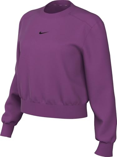 Nike Nike Dri-Fit One French-Terry-Sweatshirt mit Rundhalsausschnitt für Damen Maglia di Tuta Donna (Pacco da 1)