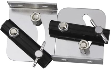 Harilla 2 Stück Snare Drum Halterung mit Schrauben und Adapter Zubehör