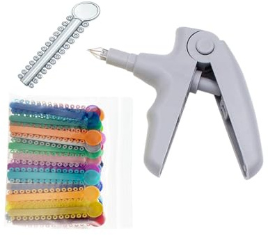 Wzong Set di fasce per legatura ortodontica, 41 pezzi, grigio
