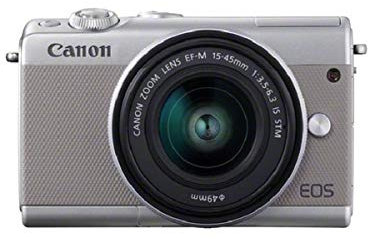 Canon EOS M100 Mirrorless Camera with EF-M 15-45 mm lens IS STM (Renewed)