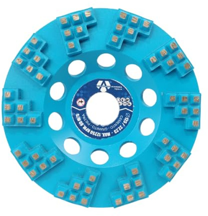 AVANGARD Disco diamantato Stella Total Remover 125 mm universale per preparazione sottofondi e rimozione in modo preciso e rapido di colle e resine epossidiche