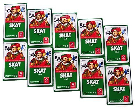SKAT Karten ASS Altenburger frz. Blatt in Faltschachtel 10x