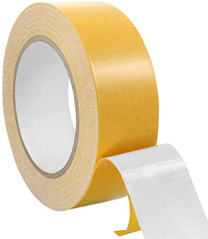 Teppichklebeband doppelseitig | Teppichverlegeband | Beidseitig stark klebend | Verschiedene Breiten, 25 m auf Rolle || 30 mm x 25 m