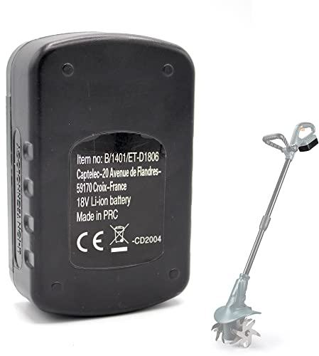 East® Power Tools - Batería de litio para motoazada inalámbrica, 18 V