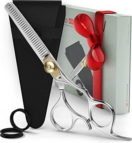Suvorna 6.5 Professional Hairdressing Thinning Shears – Texturizing & Layering Hair Cutting Scissors