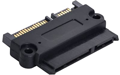 CY SA-029-BK 3.5 & 2.5inch SATA 22Pin 7+15 Male to SATA 22P 7+15 Female extension convertor adapter with screw holes