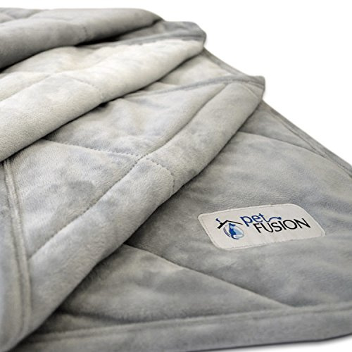 PetFusion Premium Plus Große Hundedecke (135 x 107 cm). Reversible Grey Micro Plüsch. [100% weicher Polyester]