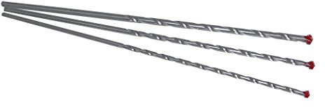 Steinbohrer Ø 8-10-12mm x 40cm Betonbohrer für Mauerwerk Stein Beton 1 Set Ø 8-10-12mm x 40cm (3-teilig)