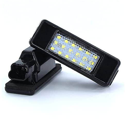 DONGMAO Lampes pour Plaque d'immatriculation Éclairage de Plaque d'immatriculation pour P/eugeot 106 1007 207 307 308 3008 C/itroen C2 C3 C4 C5