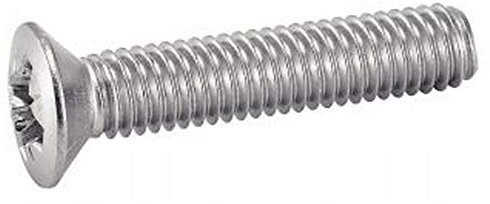 200X Pozidrive Linsensenkschrauben Edelstahl A2 2.5x8 M2.5 DIN966