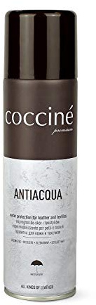 Coccine - Imprägnierung in Aerosol Antiacqua-Spray, Farblose Impregnierungsspray Schuhe, Imprägnierspray für Leder, Nubuk, Wildleder, Textilleder und Sportschuhe, Transparent - 250 ml