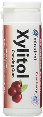 miradent Xylitol Chicle Sabor Arandanos Bote 30 Ud X 30 Gr Bote De 30 Unidades X 30 Gramos - 200 g