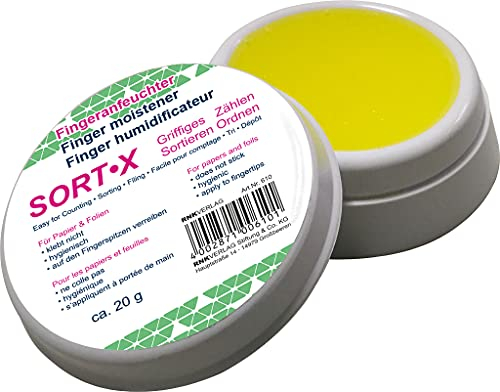 RNK 610 - SORT-X Fingeranfeuchter für griffiges Zählen, Sortieren und Ordnen, 1 Stück