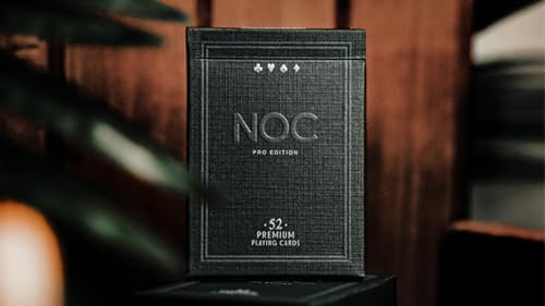 Murphy's Magic Supplies, Inc. NOC Pro 2021 (Jet Black) Spielkarten, tolles Geschenk für Kartensammler