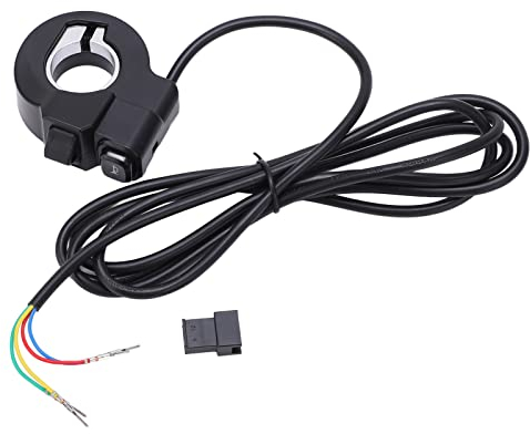 Agatige Elektrischer Fahrrad-Lichtsteuerschalter, Universal-Links-Rechts-Blinker-Hupen-Steuerschalter für Motorräder, Roller, 22,2 mm/0,87 Zoll Lenker