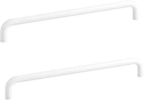 SZLXJMFL Möbelgriff Modern,2 Stück Schrankgriffe Weiß,Massive Aluminium | Beschichtungsverfahren,Länge:106-522 mm Bügelgriffe,Griffe für küchenschränke-426mm/16.8in