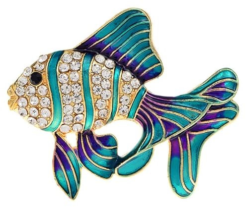 Blumenbrüche. Blaue Kristall-Strass-Pfau-Brosche, Schmucknadel, Zubehör, Tierbrosche (Color : Blue)