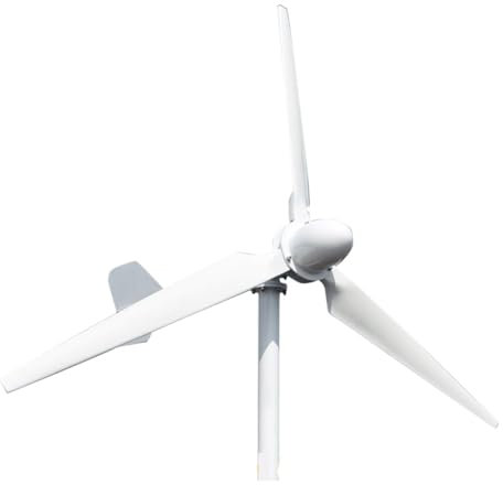 ARTGOS Turbina aerogeneradora de Eje Horizontal de 10KW, Molino de Viento trifásico de CA 3 Cuchillas 10000W 48V 96V for Granja y hogar Kit De Generador EóLico (Size : 96V, Color : 10KW)