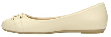 Fitters Iris Ballerinas Damskor Plus Storlek - Stora Damskor, Iris EU 42 43 44 45, Pu beige, 45 EU