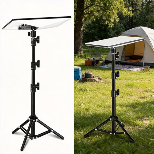 Supporto per Treppiede Starlink Mini - Supporto regolabile e resistente per kit internet satellitare,completo di adattatore per tubo mini,compatibile con l'antenna Starlink Mini (V4)