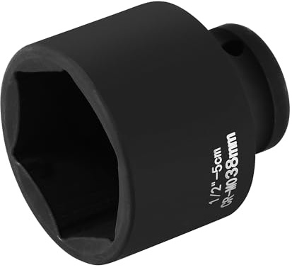 Qtcial 1-1/2 Inch Element Socket for Residential Water Heaters | 6-point design helps DIY users remove and replace screw-in elements with a 1/2-inch drive tool