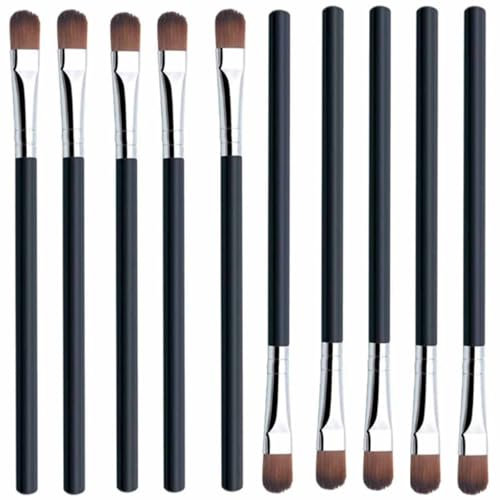 Premium Eyeshadow Brush Set - 10-Piece Eyeshadow Applicators for Eye Shadow Application - Soft & Dense Eyeshadow Brushes for Smooth Makeup Application，eye shadow brush