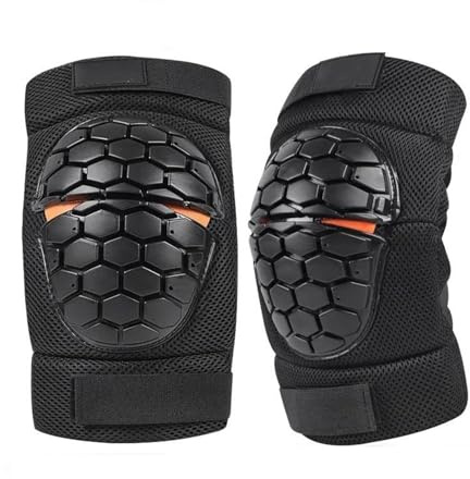 Motocross Knee Protection Armor Motorcycle Knee Pads Motorcycle Tactical Bicycle Snowboard Anti-fall Kneepad Inserts Protector Riding Sports Motocross Rider Adjustable Knee Cap Pads Protector Elbow Ar