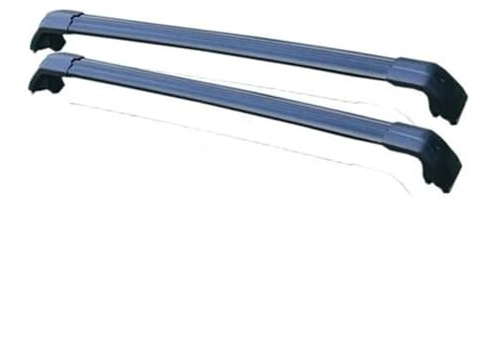 FERFXN Dachträger Für VW Für Touran 2019 2020 2021 2022 + Aluminium Legierung Dach Bars Seite Bars Kreuz Schienen Dach Rack Gepäck Dachgepäckträger(Schwarz)