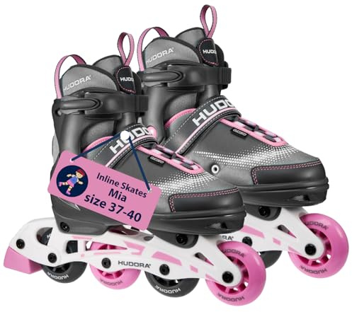 HUDORA Inlines-skridskor, Mia, magnolia, Gr. 37-40