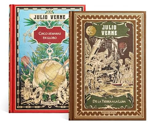 Pack Julio Verne II. Contiene 2 libros: Cinco semanas en globo. De la Tierra a la Luna