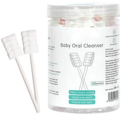 Cepillo Lingual Para Bebés - Toallitas Bucales Cepillo,Gasas Para Limpieza Y Lingual En El Aseo De Niños Pequeños