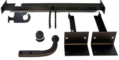 RIDIGO Anhängerkupplung starr für Volkswagen UP 3/5-Tür Fließheck (lediglich für die Fahrradträger) (außer e-Up!) (außer Cross) (außer GTI) ab 2012 mit universalem E-Satz 7-polig