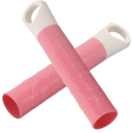 INOOMP 2pcs Broom Handle Grip Replacement Sleeve Mop Rod Covers Clothesline Stick Tubes Household Cleaning Accessories Pink
