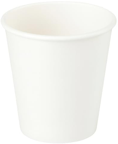 TG-GENT weiße Pappbecher 250ml - 1000 Stück | Auslaufsichere Einwegbecher - Ideal für Heißgetränke wie Kaffee, Capuccino oder Tee |
