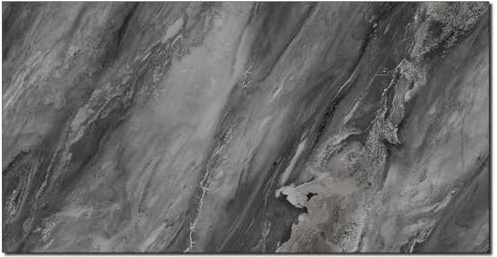 AMON Wand-Paneele 60x120cm in Marmor- Granit-Optik (Obsidian Grey) - ideal als Spritzschutz Küchenrückwand Dusch- Bad- Wand-Verkleidung aus 3mm PVC Wasserdicht Wasserfest für Innen- und Außenbereich