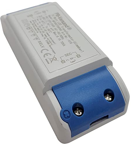 Mini LED Leuchtmittel Trafo 1-70 Watt 12V~ AC Transformator - Hochleistungstrafo Netzteil für G4, GU5.3, MR16, MR11 Strahler Spots und mehr