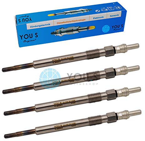 4 Stück YOU.S Original Glühkerzen Länge: 120,0 mm Spannung: 11,0 V - 46779614