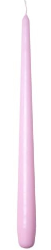 Premium Spitzkerzen | Kerzen | Leuchterkerzen | Halterkerzen | Lange Kerzen | Deko Kerzen | Ø 22 mm x 280 mm | 24 Stück | Brenndauer ca. 10 Std. | (Rosa)